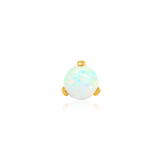 Prong set Opal
